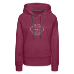 Made in the Image of God - Women’s Premium Hoodie - burgundy