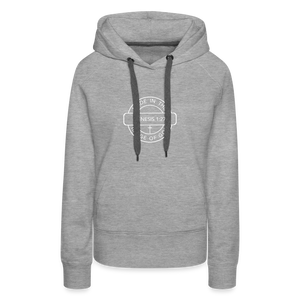 Made in the Image of God - Women’s Premium Hoodie - heather grey