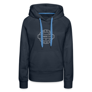 Made in the Image of God - Women’s Premium Hoodie - navy