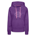 Made in the Image of God - Women’s Premium Hoodie - purple