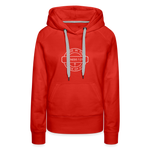 Made in the Image of God - Women’s Premium Hoodie - red