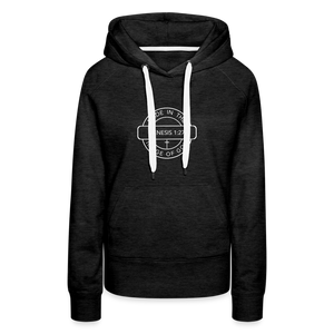 Made in the Image of God - Women’s Premium Hoodie - charcoal grey