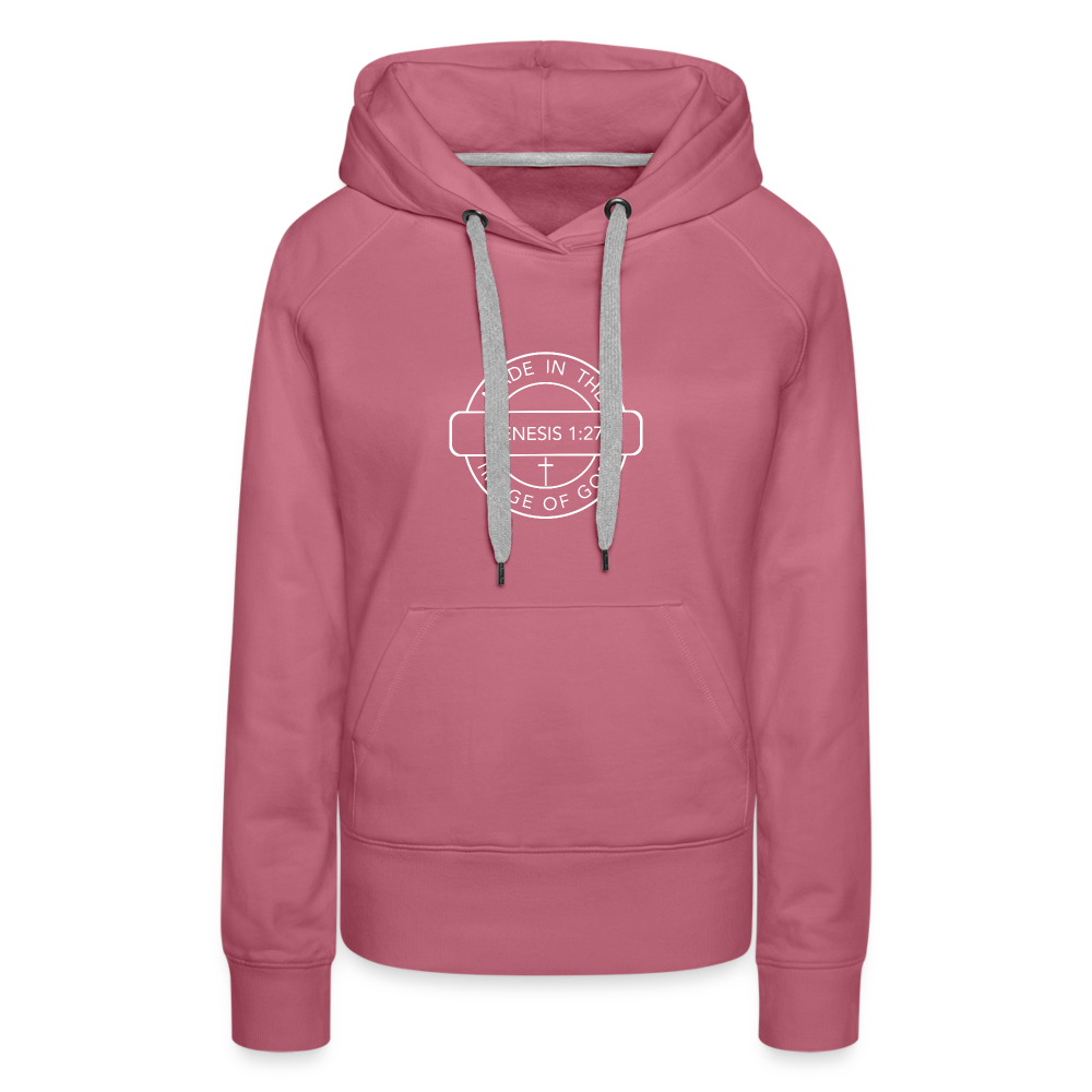 Made in the Image of God - Women’s Premium Hoodie - mauve