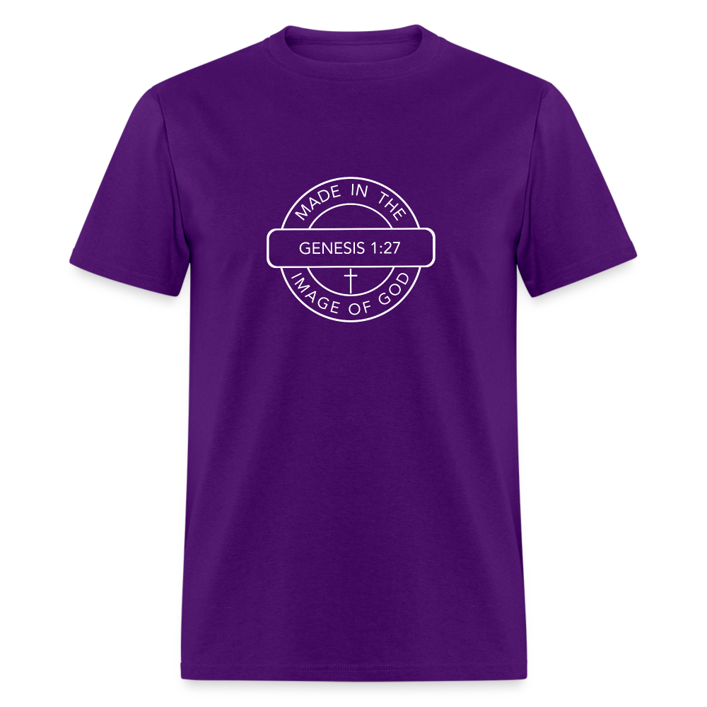 Made in the Image of God - Unisex Classic T-Shirt - purple
