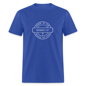 Made in the Image of God - Unisex Classic T-Shirt - royal blue