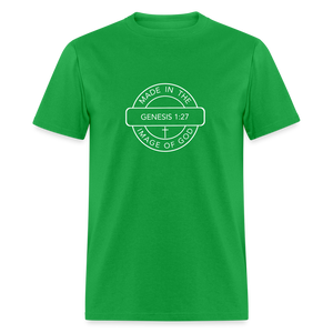 Made in the Image of God - Unisex Classic T-Shirt - bright green