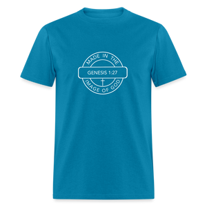 Made in the Image of God - Unisex Classic T-Shirt - turquoise