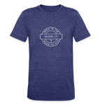 Made in the Image of God - Unisex Tri-Blend T-Shirt - heather indigo