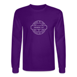 Made in the Image of God - Men's Long Sleeve T-Shirt - purple