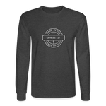 Made in the Image of God - Men's Long Sleeve T-Shirt - heather black