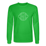 Made in the Image of God - Men's Long Sleeve T-Shirt - bright green