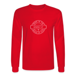 Made in the Image of God - Men's Long Sleeve T-Shirt - red