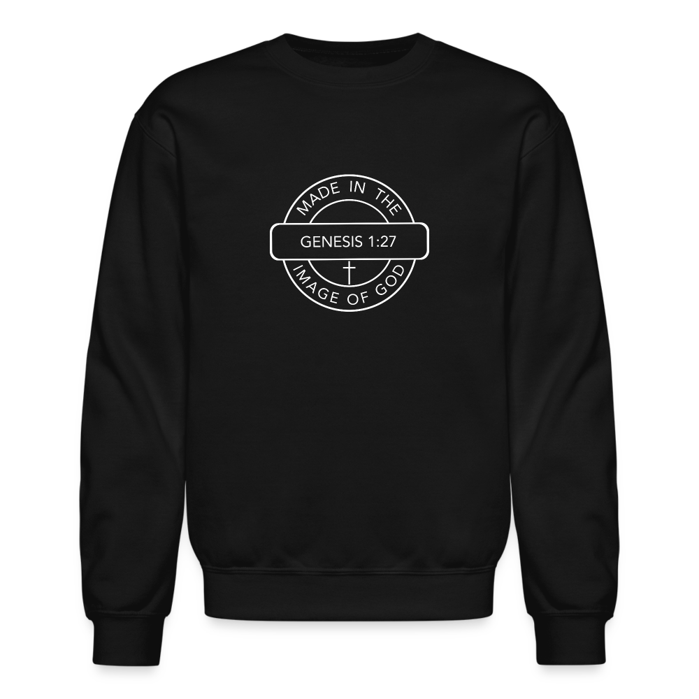 Made in the Image of God - Crewneck Sweatshirt - black
