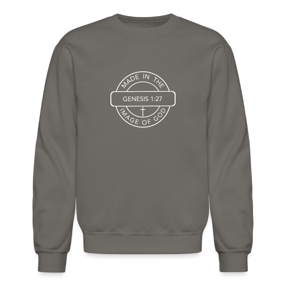Made in the Image of God - Crewneck Sweatshirt - asphalt gray
