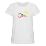 Merry Christmas - Women's Relaxed Fit T-Shirt - white