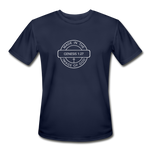 Made in the Image of God - Men’s Moisture Wicking Performance T-Shirt - navy