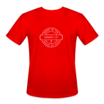 Made in the Image of God - Men’s Moisture Wicking Performance T-Shirt - red