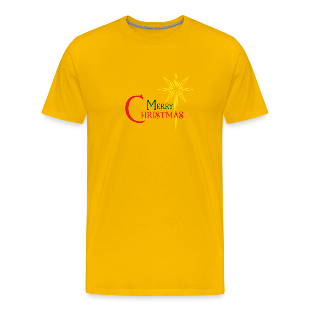 Merry Christmas - Unisex Premium T-Shirt - sun yellow