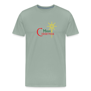 Merry Christmas - Unisex Premium T-Shirt - steel green