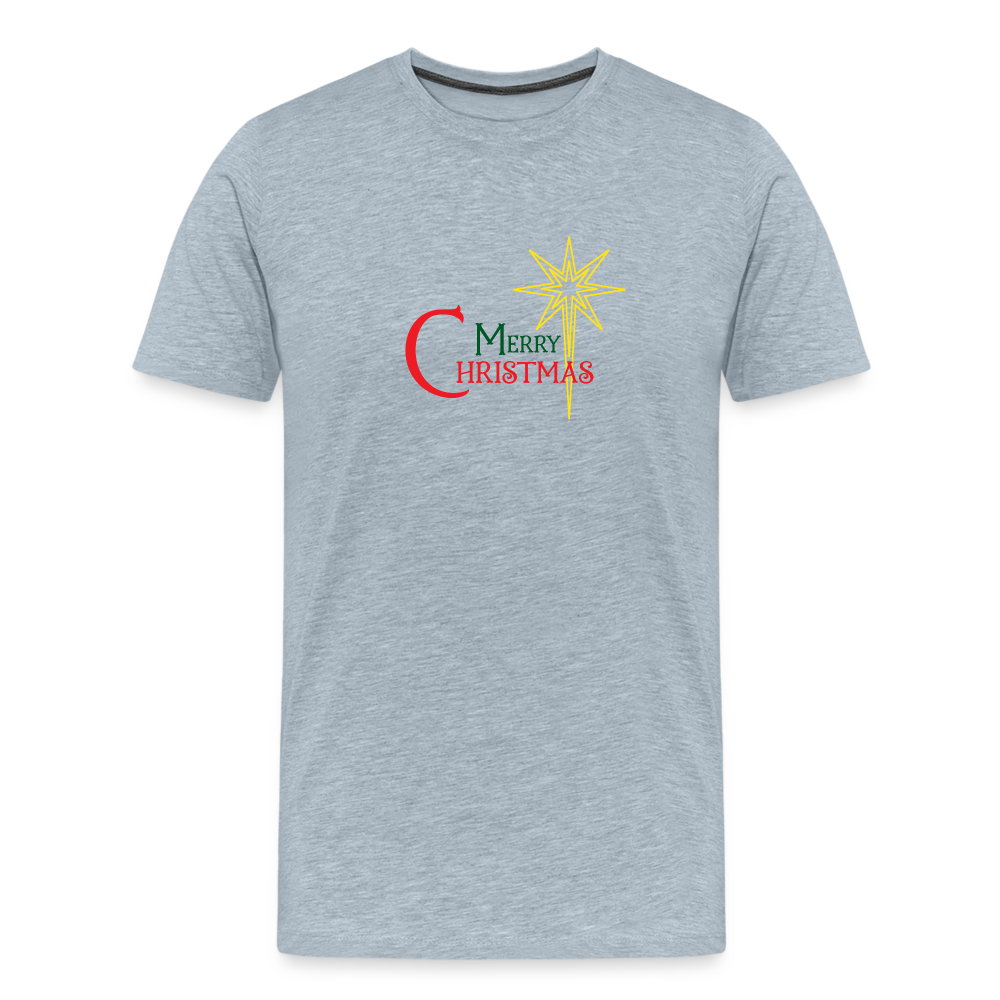 Merry Christmas - Unisex Premium T-Shirt - heather ice blue