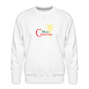 Merry Christmas - Men’s Premium Sweatshirt - white