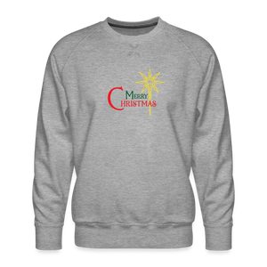 Merry Christmas - Men’s Premium Sweatshirt - heather grey