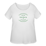 May the Road Rise Up to Meet You - Women’s Curvy T-Shirt - white