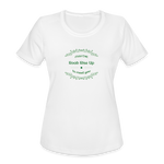 May the Road Rise Up to Meet You - Women's Moisture Wicking Performance T-Shirt - white