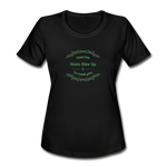 May the Road Rise Up to Meet You - Women's Moisture Wicking Performance T-Shirt - black