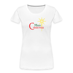 Merry Christmas - Women’s Premium Organic T-Shirt - white