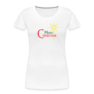 Merry Christmas - Women’s Premium Organic T-Shirt - white