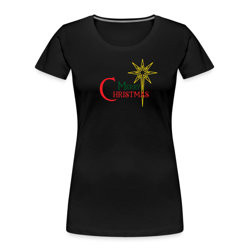 Merry Christmas - Women’s Premium Organic T-Shirt - black