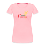 Merry Christmas - Women’s Premium Organic T-Shirt - pink