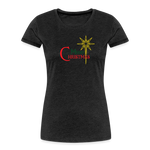 Merry Christmas - Women’s Premium Organic T-Shirt - charcoal grey