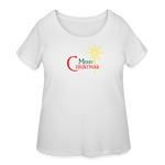 Merry Christmas - Women’s Curvy T-Shirt - white