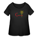 Merry Christmas - Women’s Curvy T-Shirt - black