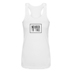Nearer to Thee - Women’s Performance Racerback Tank Top - white