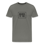Nearer to Thee - Unisex Premium T-Shirt - asphalt gray