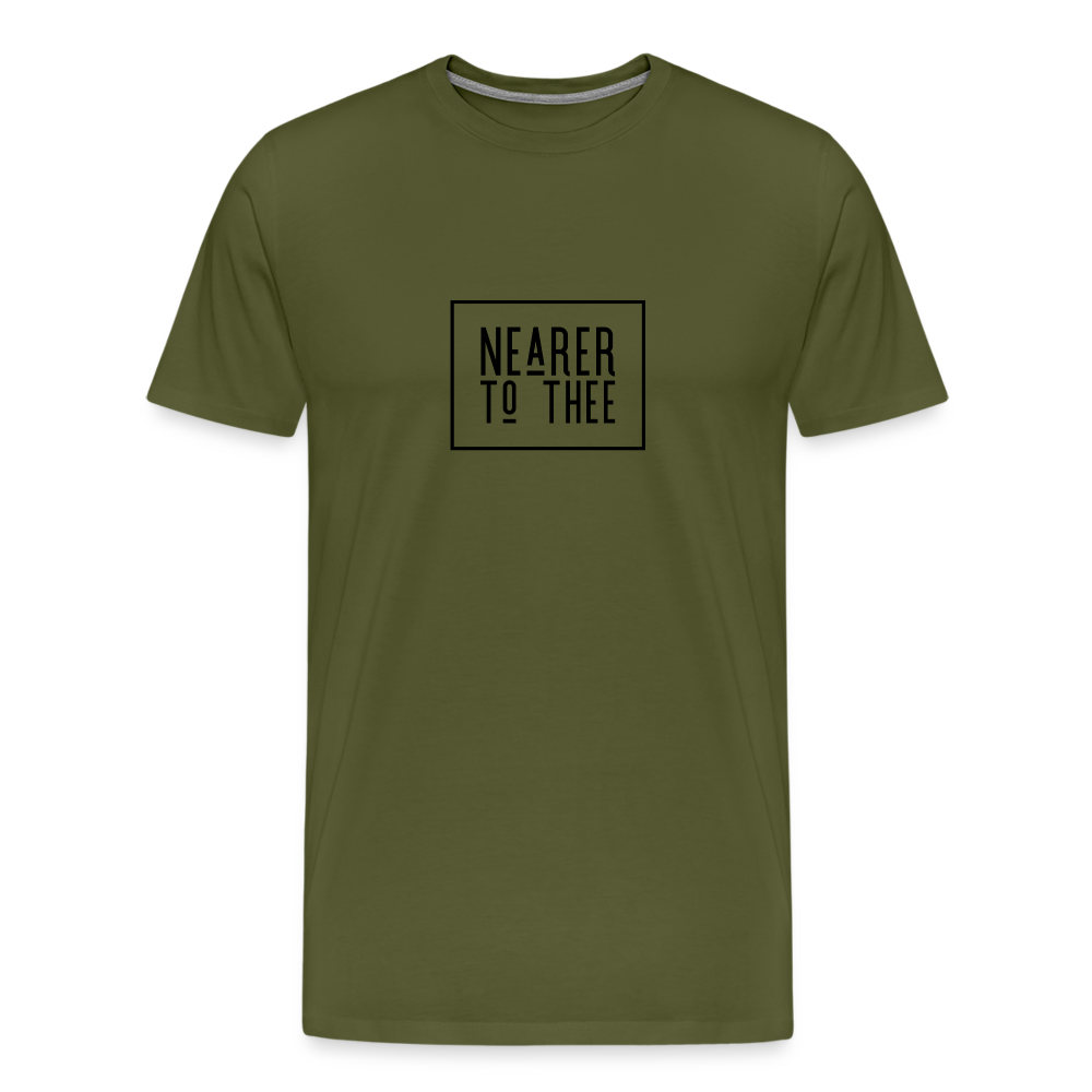 Nearer to Thee - Unisex Premium T-Shirt - olive green