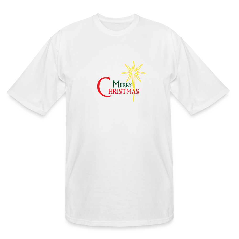 Merry Christmas - Men's Tall T-Shirt - white