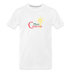 Merry Christmas - Men’s Premium Organic T-Shirt - white