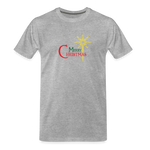 Merry Christmas - Men’s Premium Organic T-Shirt - heather gray