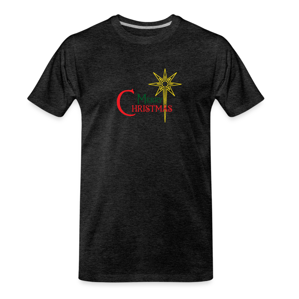 Merry Christmas - Men’s Premium Organic T-Shirt - charcoal grey