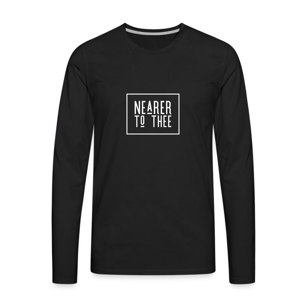 Nearer to Thee - Men's Premium Long Sleeve T-Shirt - black