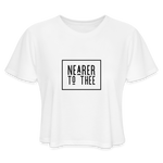 Nearer to Thee - Women's Cropped T-Shirt - white