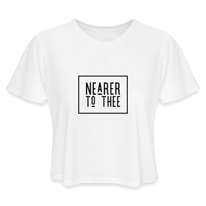 Nearer to Thee - Women's Cropped T-Shirt - white