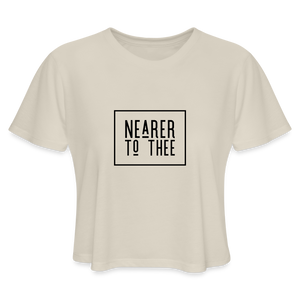 Nearer to Thee - Women's Cropped T-Shirt - dust