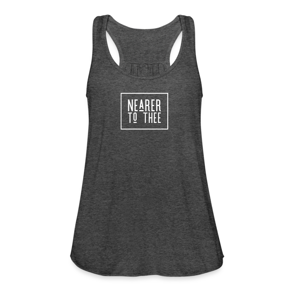 Nearer to Thee - Women's Flowy Tank Top - deep heather