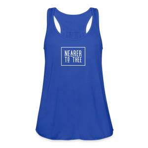 Nearer to Thee - Women's Flowy Tank Top - royal blue
