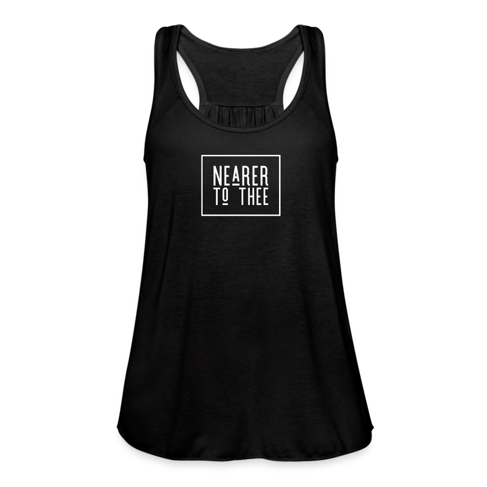 Nearer to Thee - Women's Flowy Tank Top - black
